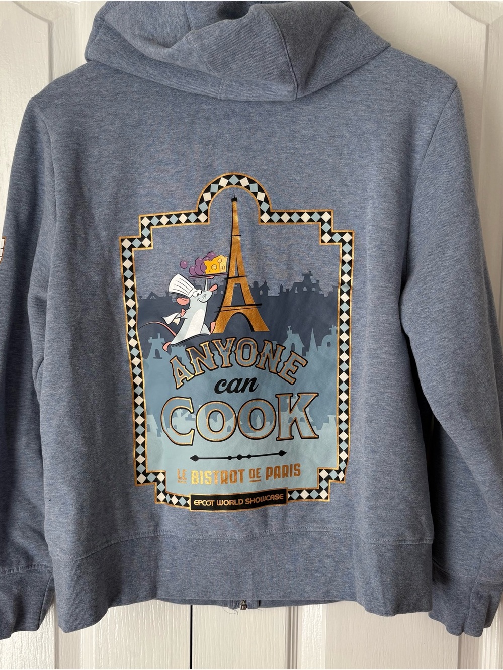 Disney Parks EPCOT Remy’s Ratatouille Adventure Zip Hoodie, M 💙